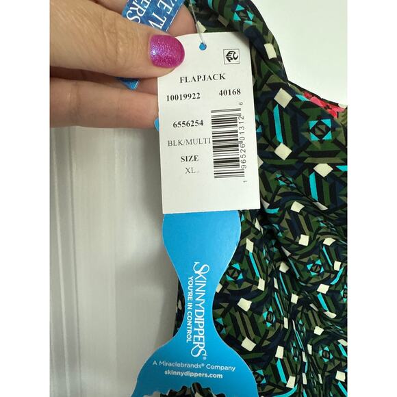 NWT Skinny Dippers Miraclesuit Flapjack Mochi Reversible One Piece Swimsuit, XL - Picture 5 of 6